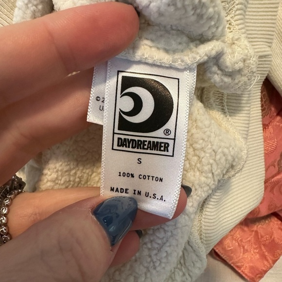 DAYDREAMER def leppard adrenalize bf crew sweatshirt stone vintage small - Picture 8 of 8